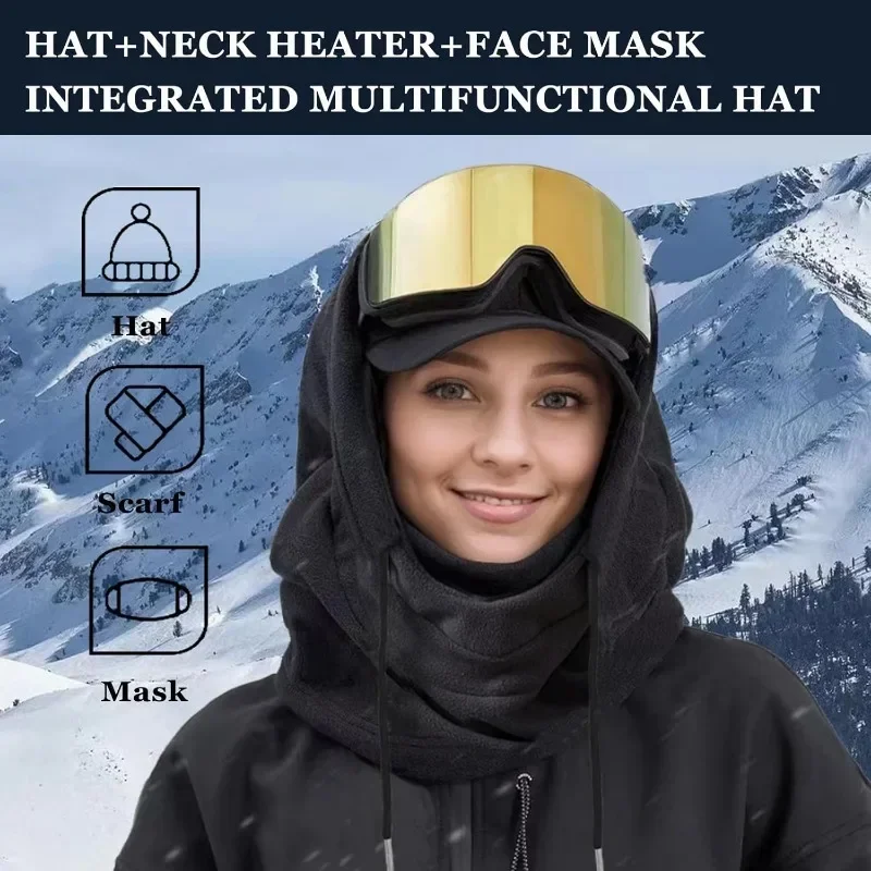 Cycling Gear To Keep You Warm - Мужская шапка с плюшевой подкладкой, зимняя