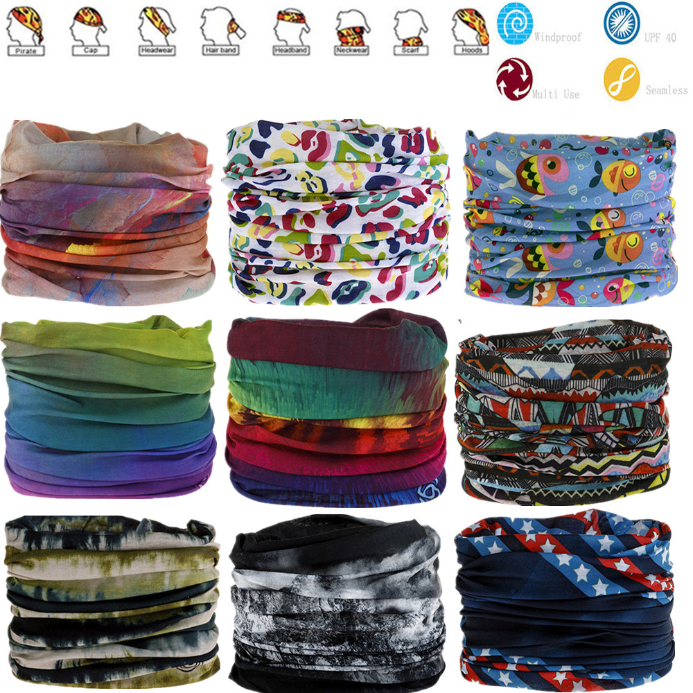 Cycling Headwear - 1751-1800 камуфляжная бесшовная волшебная бандана, гетры,