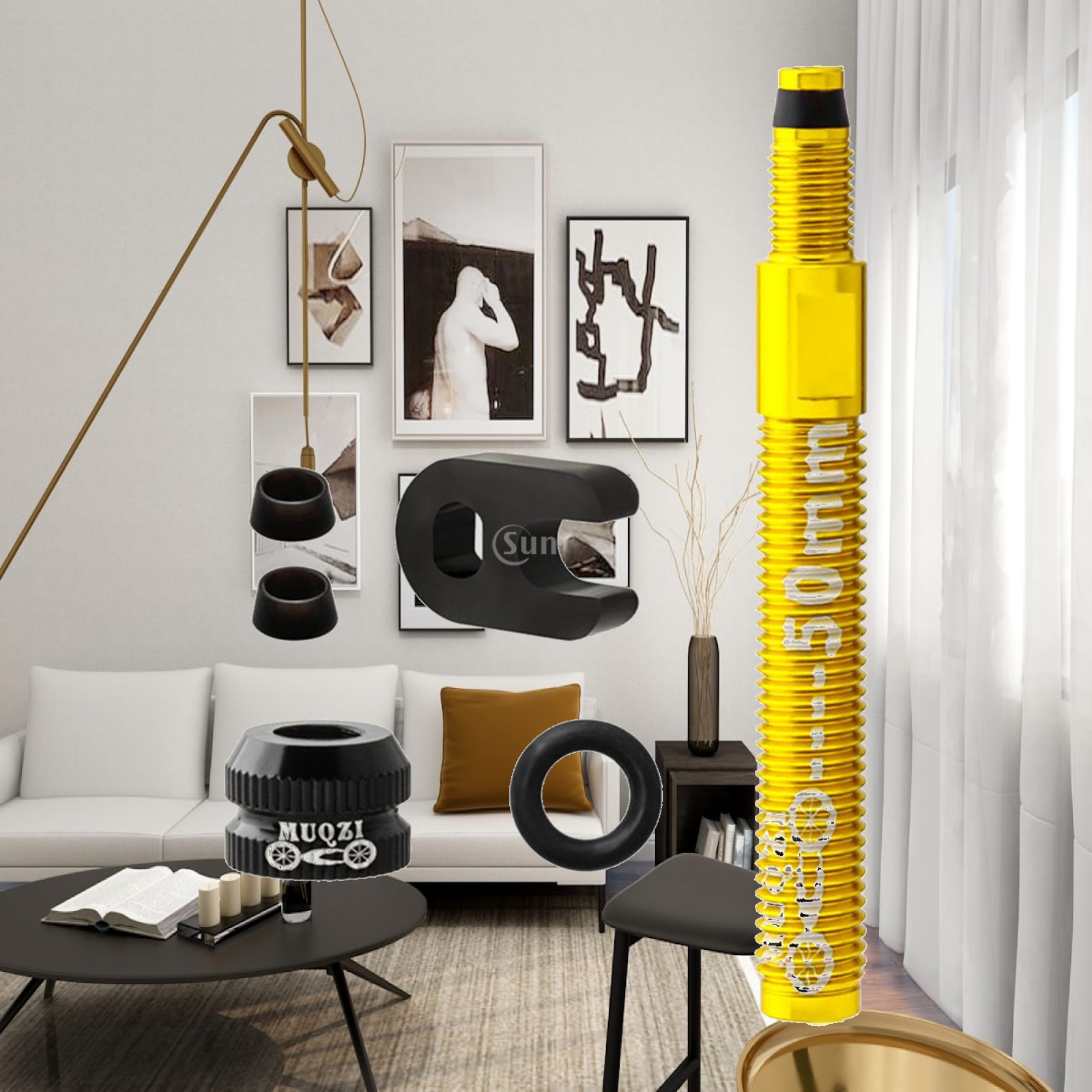 Gravel Bike Tires - Удлинитель ниппеля Presta для бескамерных шин,