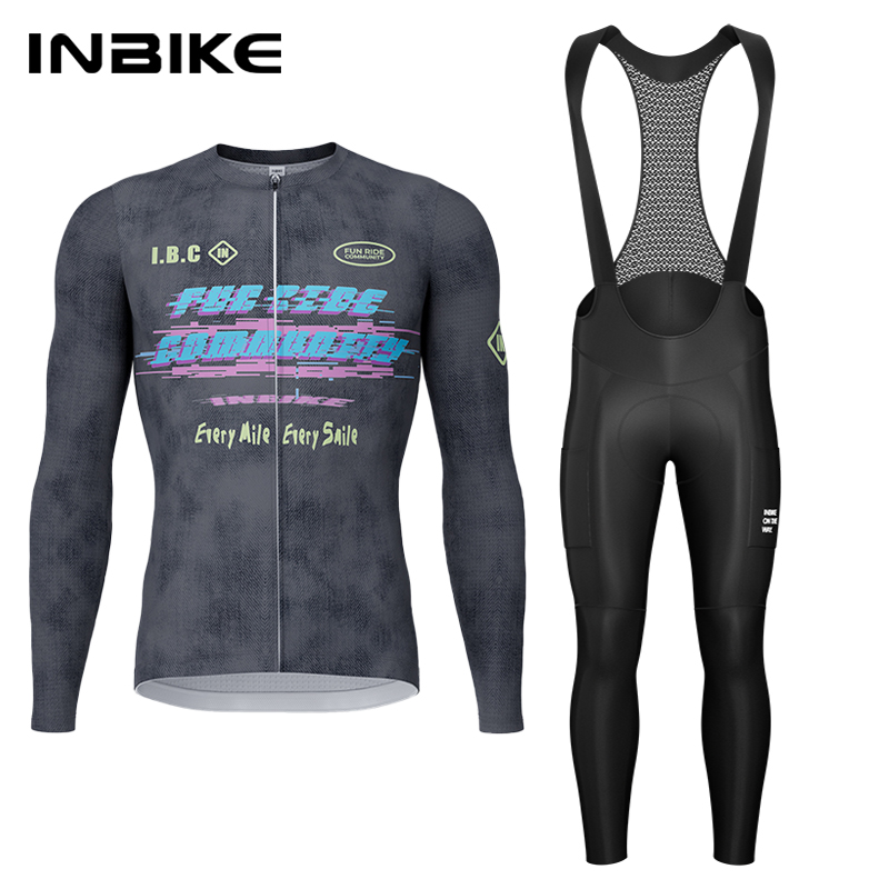 Cycling Gear Sale - INBIKE весенне-осенний велосипедный комплект, велосипедный трикотаж,