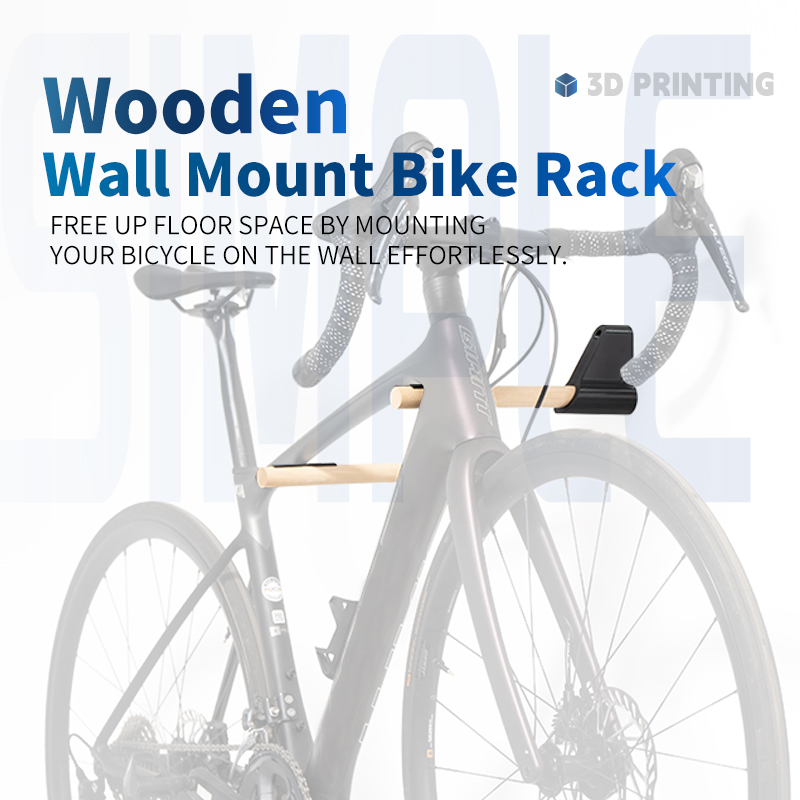 Cycling Gear Wall Organizer - Настенный держатель для велосипеда, деревянная стойка