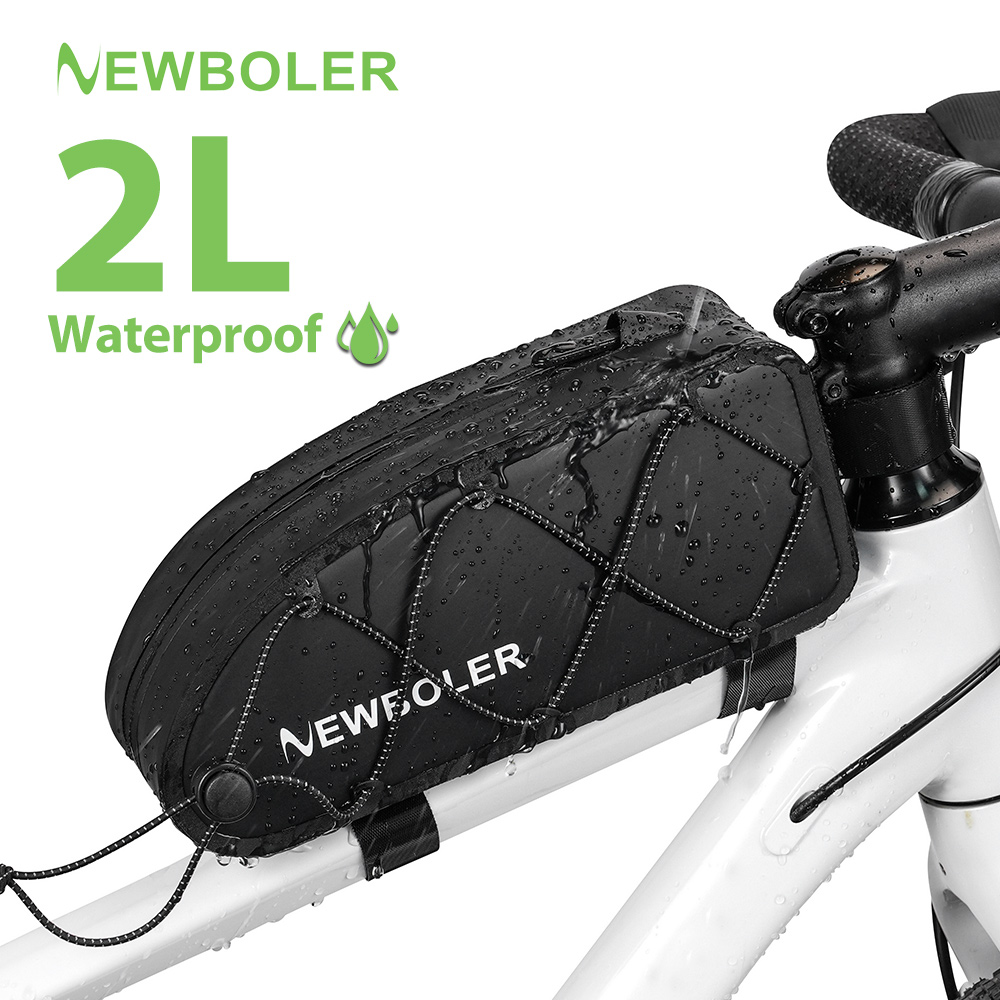 Cycling Gear Duffle - Велосипедная сумка NEWBOLER 1.8L, водонепроницаемая, светоотражающая,