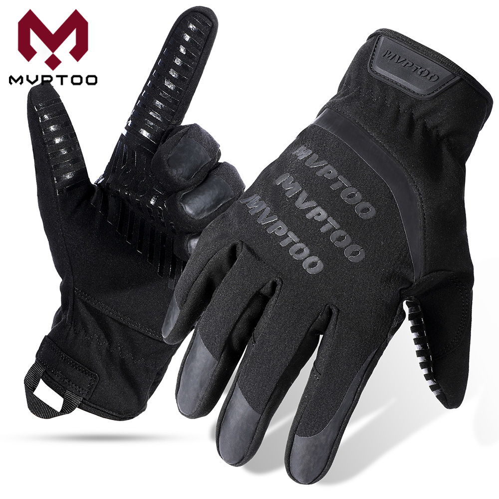Cycling Gear For Cold Weather - Зимние термоперчатки с сенсорным экраном, ветрозащитные,