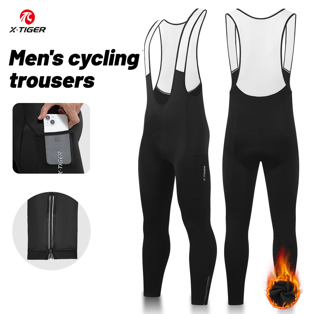 Cycling Gear To Keep You Warm - Мужские зимние велосипедные штаны X-TIGER с