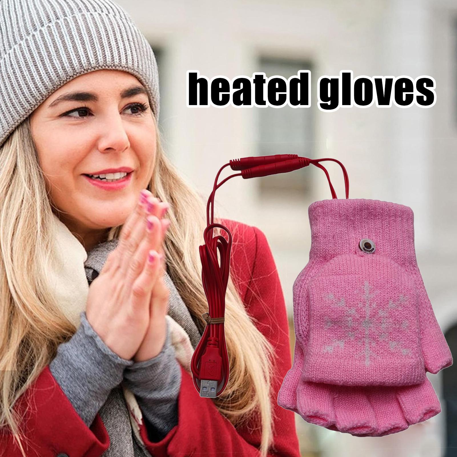 Cycling Gear For Cold Weather - Перчатки с подогревом без пальцев, USB-перчатки