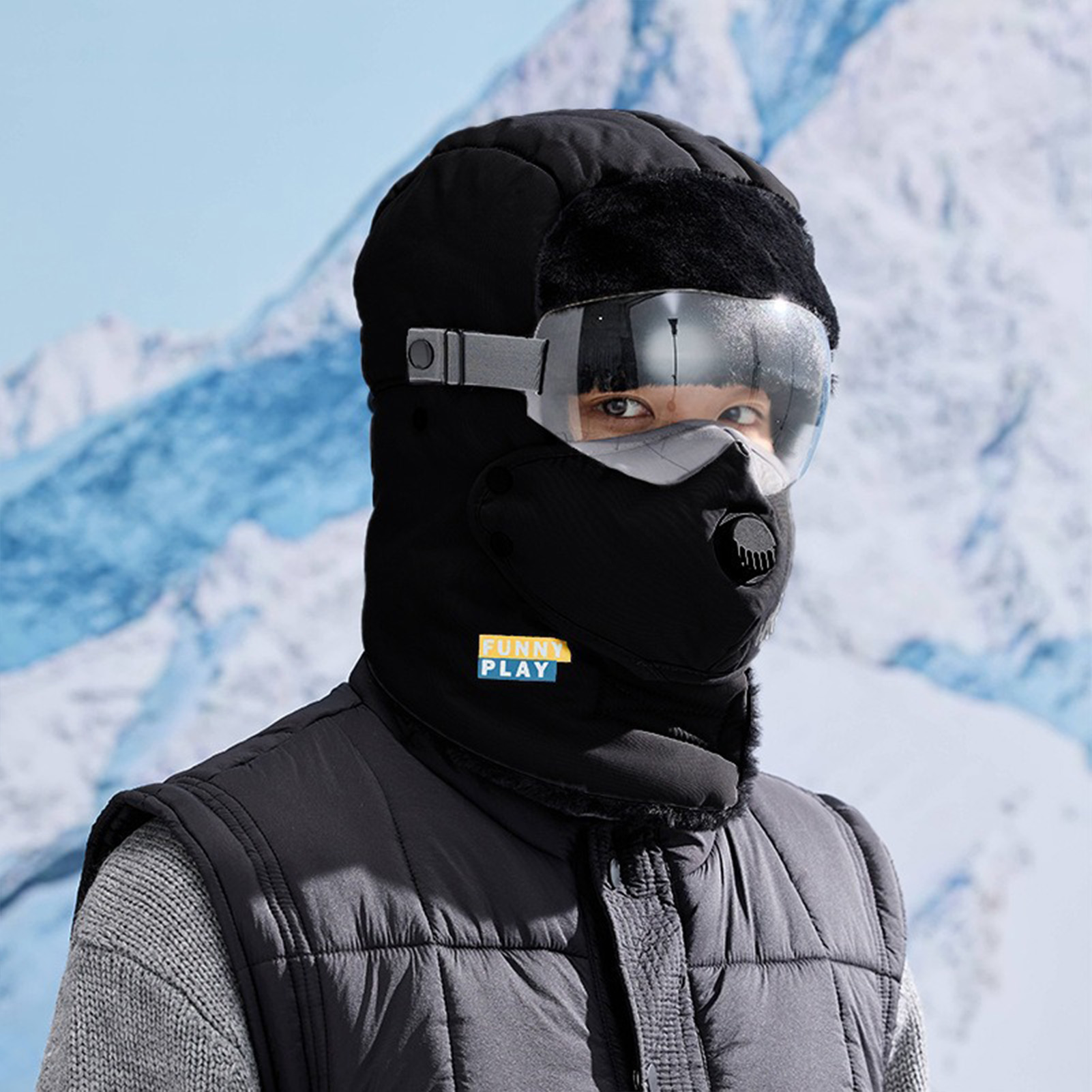 Cycling Gear For Cold Weather - Термошапка зимняя с флисовой подкладкой, утолщенная,