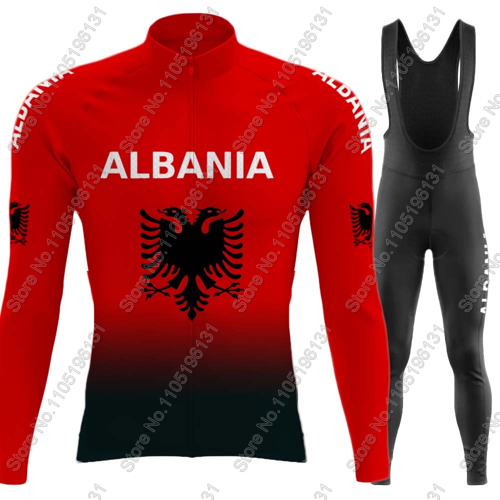 Cycling Gear Jersey - Национальная сборная Албании 2026, комплект велосипедного