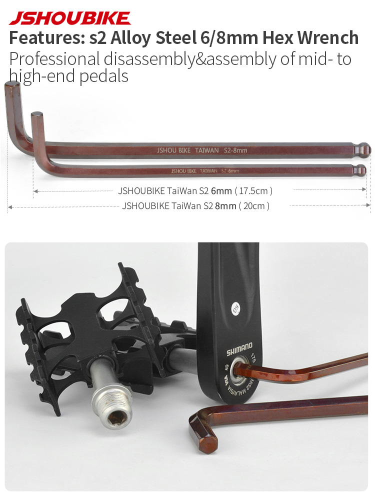 JSHOUBIKE 6/8/15 мм велосипедн – обзор и цена Mtb Pedals