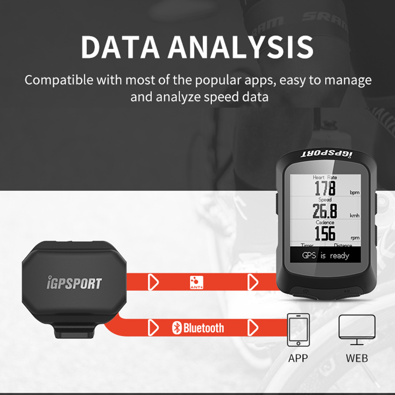 Датчик скорости IGPSPORT SPD70 – обзор и цена Cycling Heart Rate Monitor