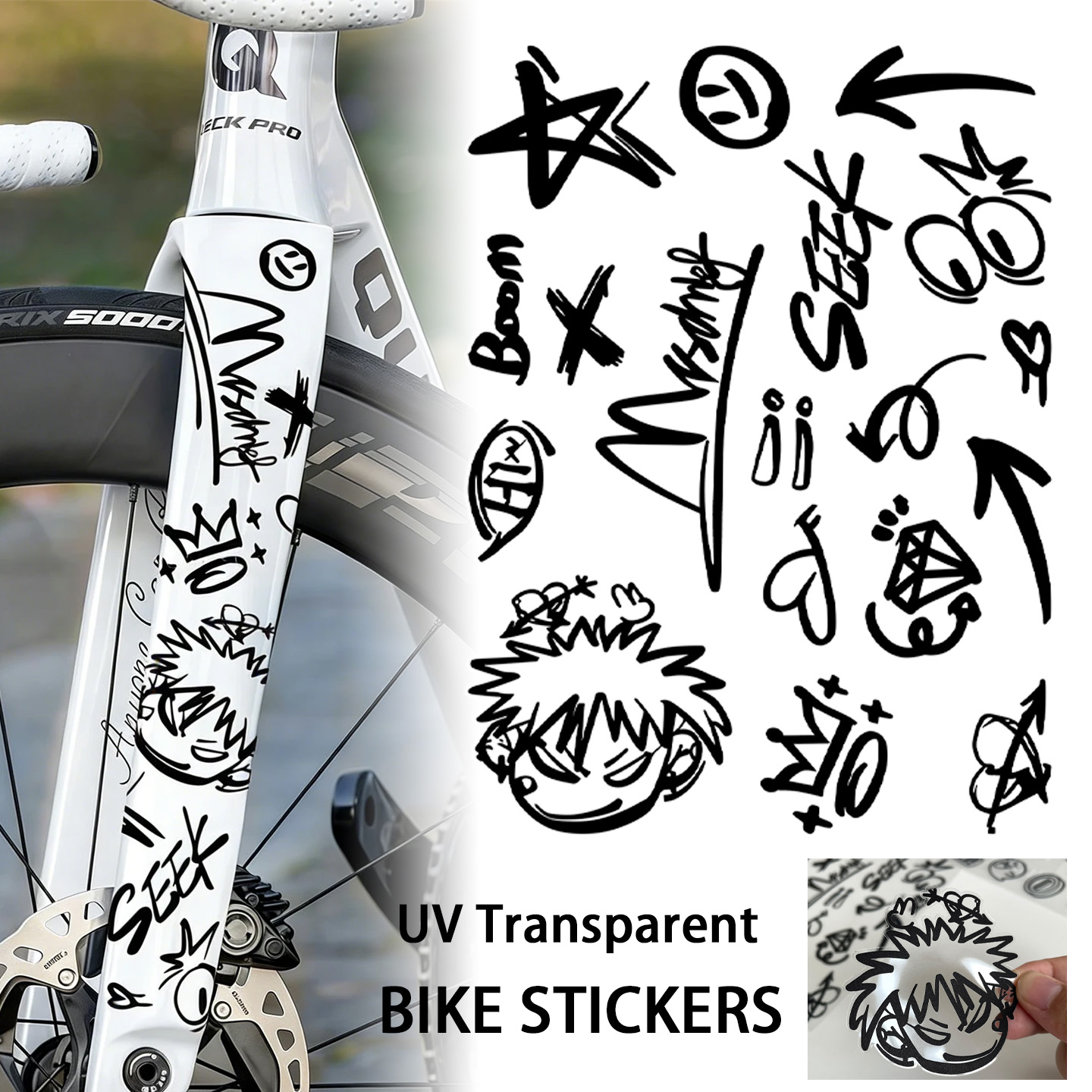 УФ-прозрачные граффити-наклейк – обзор и цена Cycling Gear Sale