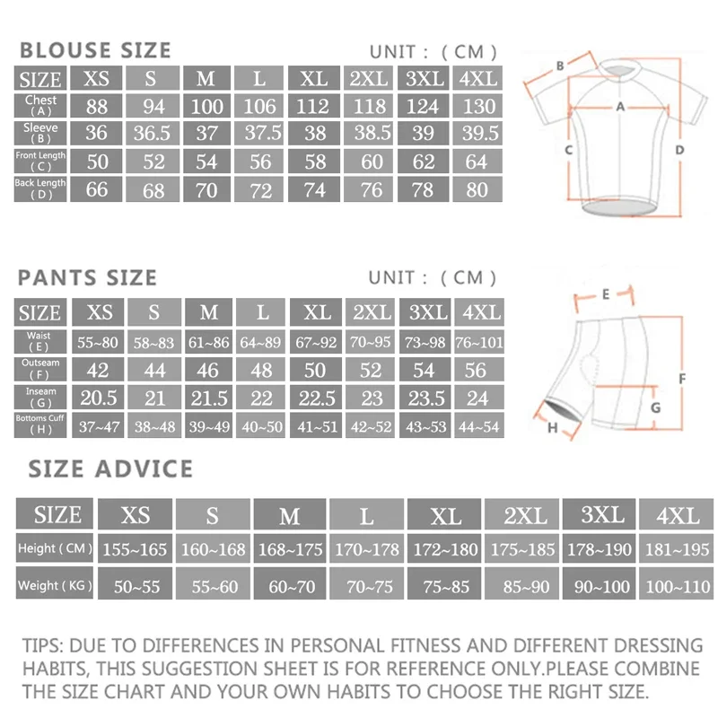 -Комплект велосипедного трикот – обзор и цена Cycling Gear Jersey